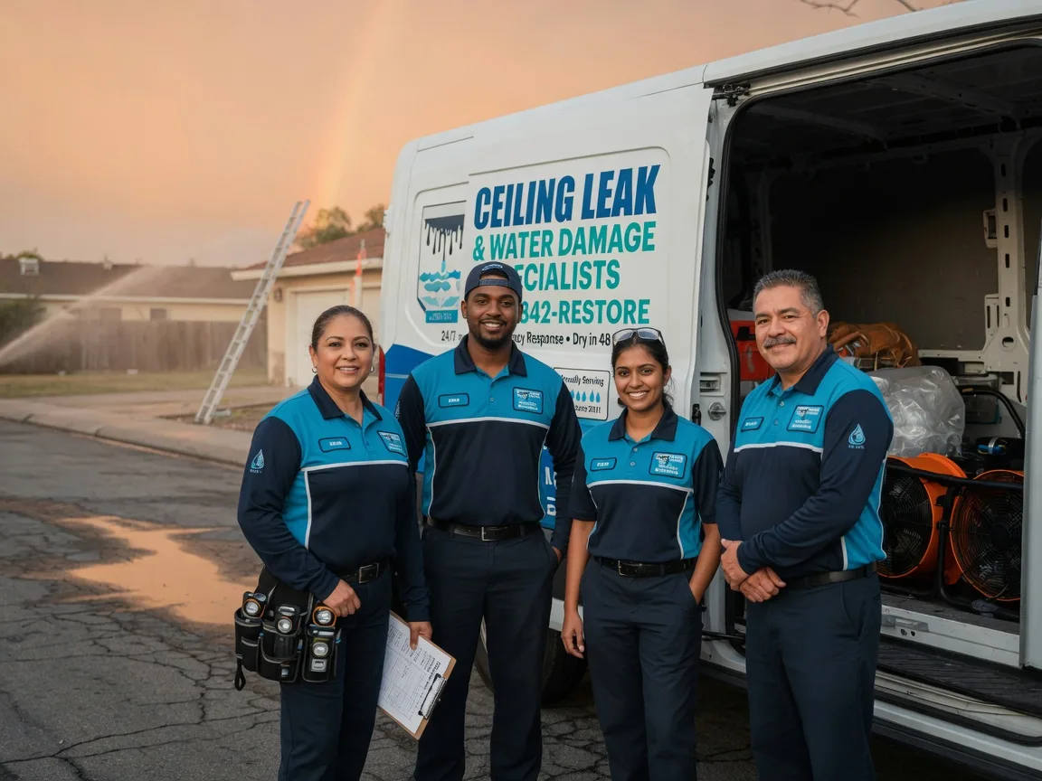 Ceiling Leak Cleanup company in Shoshone, CA